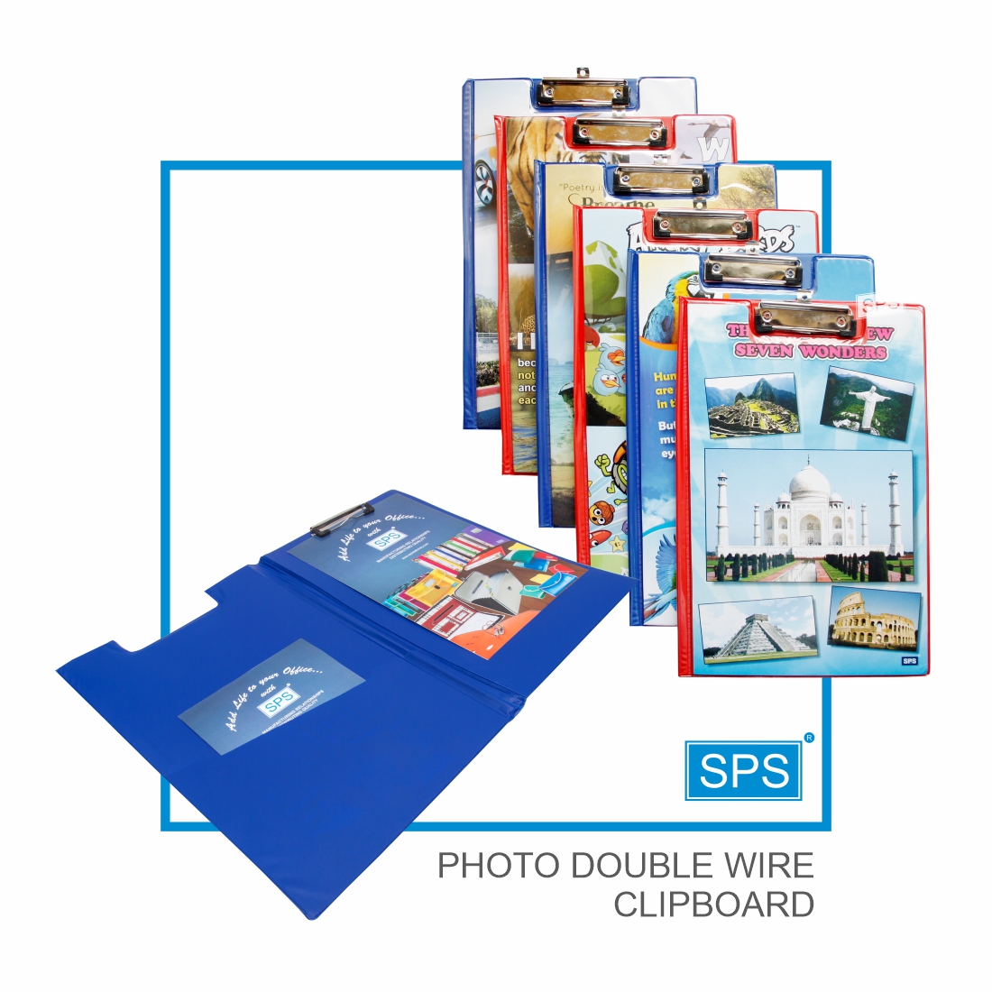 PHOTO DOUBLE WIRE CLIPBOARD